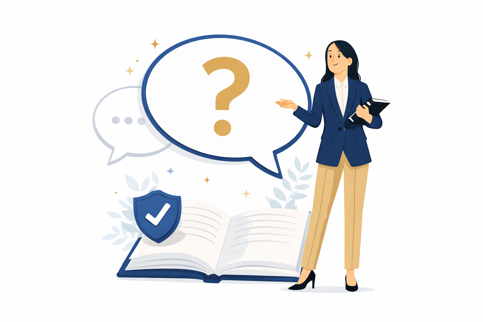 Veelgestelde vragen illustratie